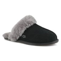 Womens Scuffette II Slipper - Black/Grey