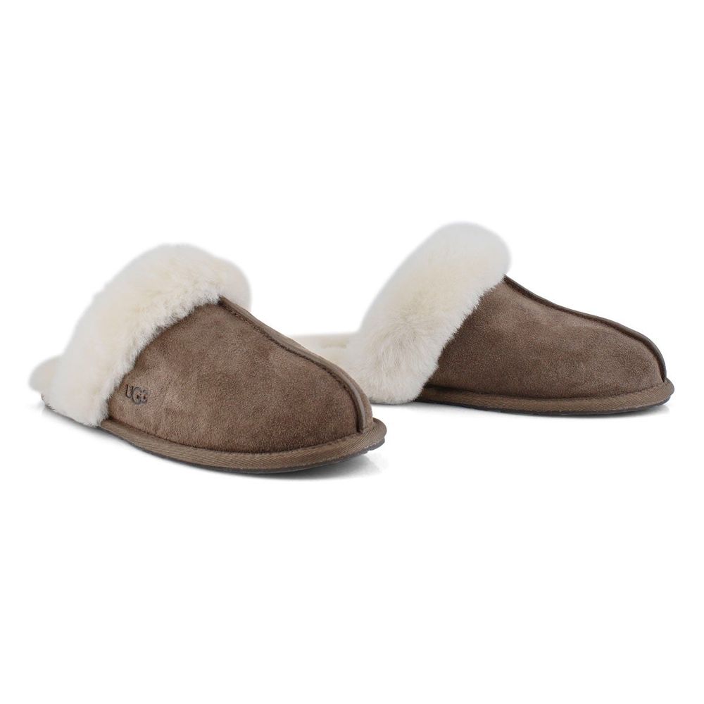 Womens Scuffette II Slipper - Espresso