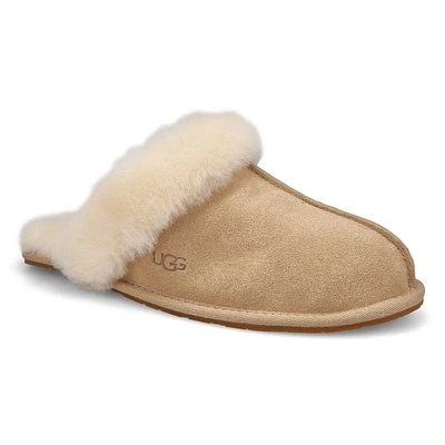 Womens Scuffette II Sheepskin Slipper - Sand