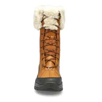 Womens Yose Tall Fluff Waterproof WInter Boot - Chestnut