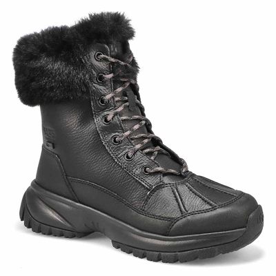 Womens Yose Fluff Winter Boot - Black