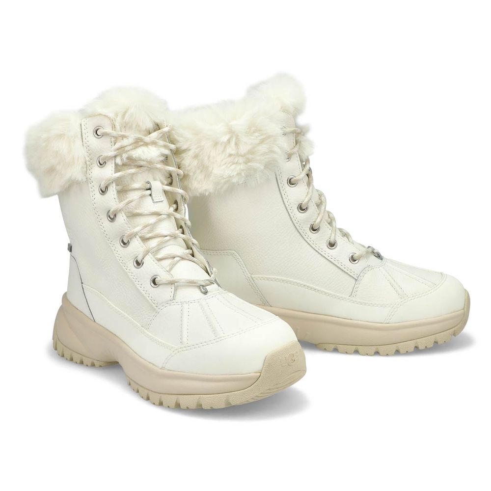 Womens Yose Fluff Winter Boot - White