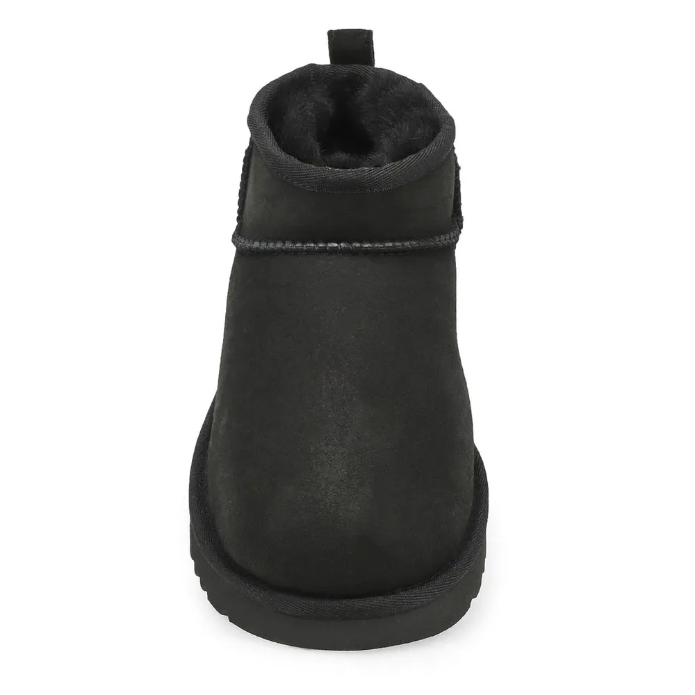 Womens Classic Ultra Mini Boot- Black
