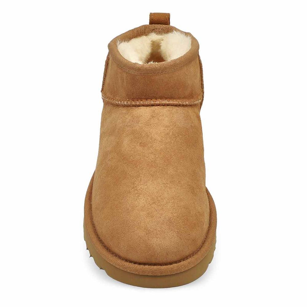 Womens Classic Ultra Mini Boot - Chestnut