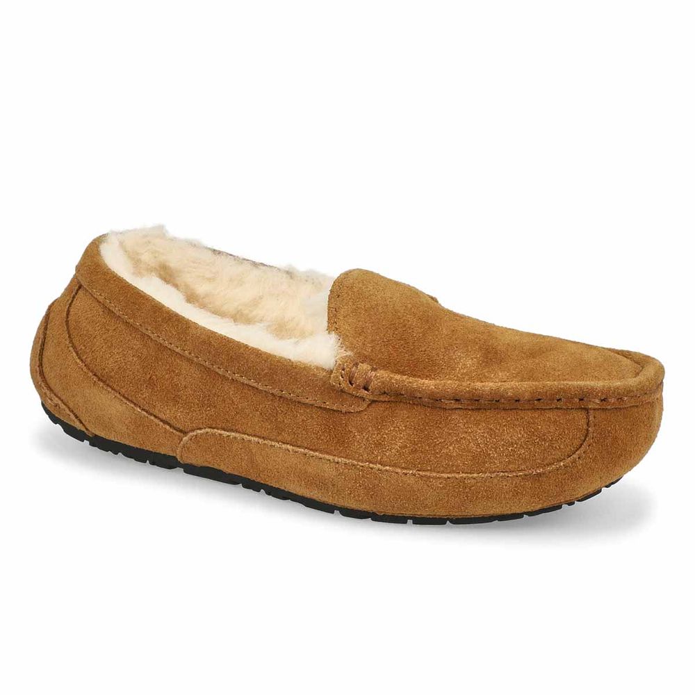 Kids Ascot Sheepskin Slipper - Chestnut