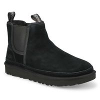 Mens Neumel Lined Chukka Boot - Black