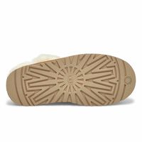 Womens Disquette Sheepskin Slipper - Chestnut