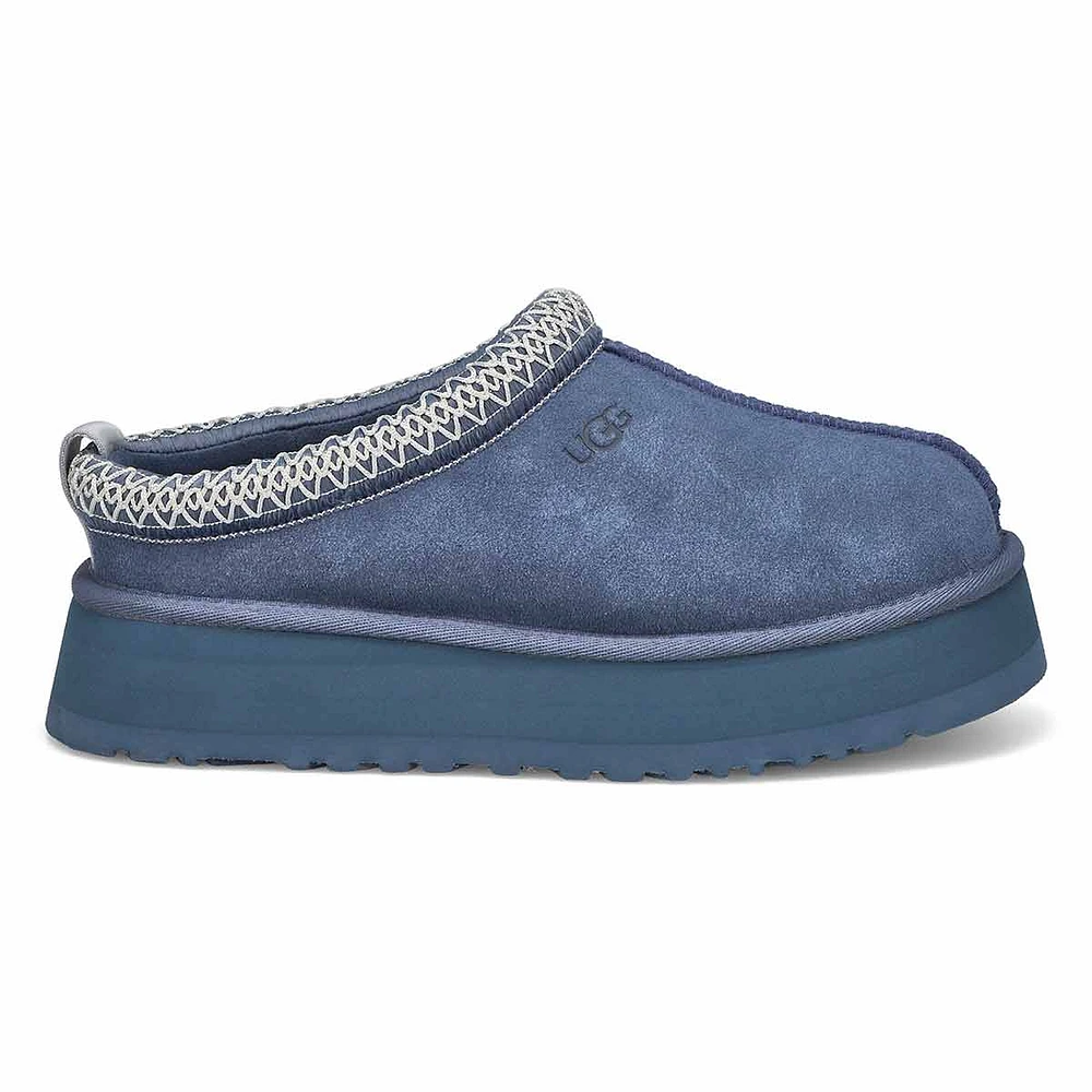 Womens Tazz Platform Slipper - Desert Blue