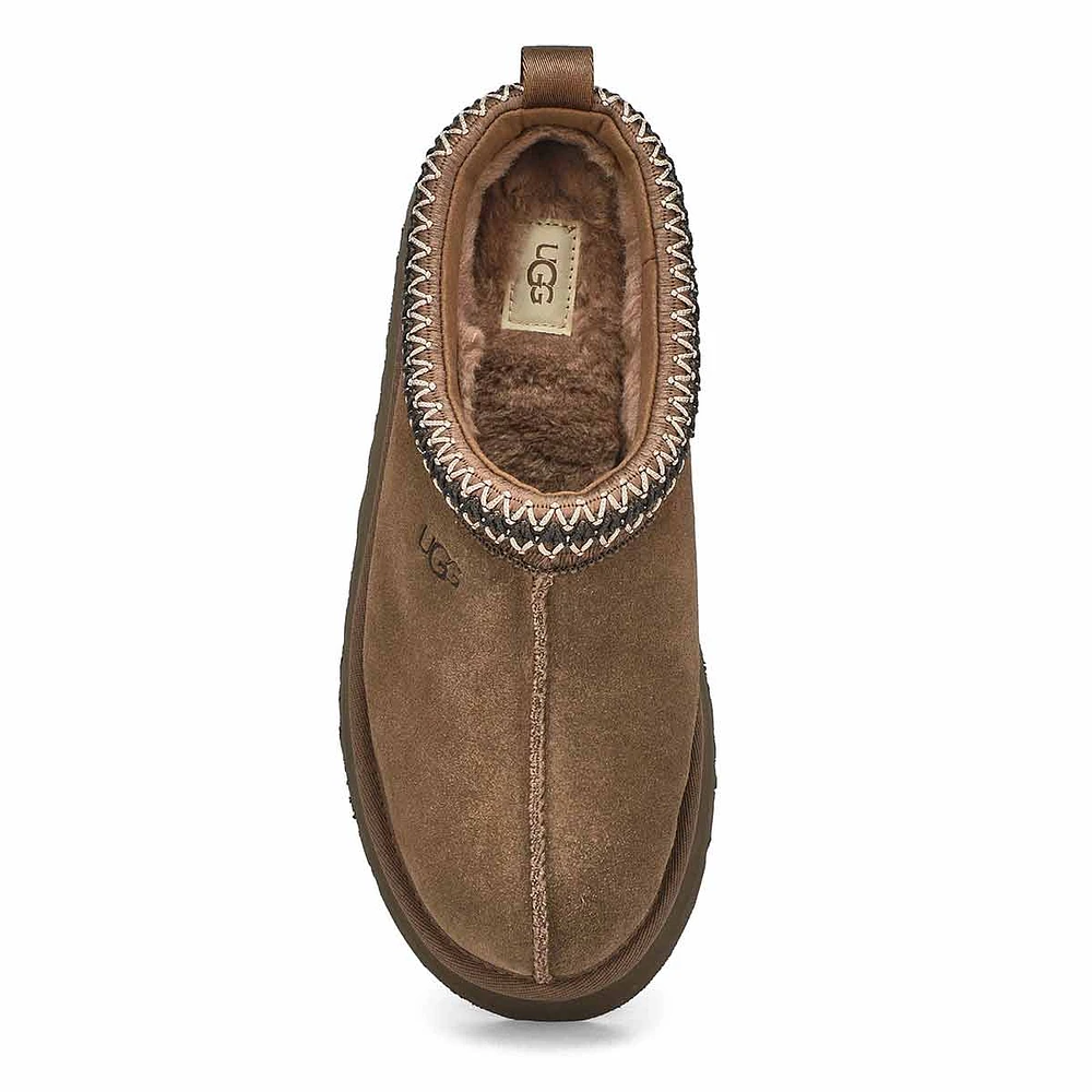 Womens Tazz Platform Slipper - Hickory