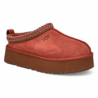 Womens Tazz Platform Slipper - Red Jasper