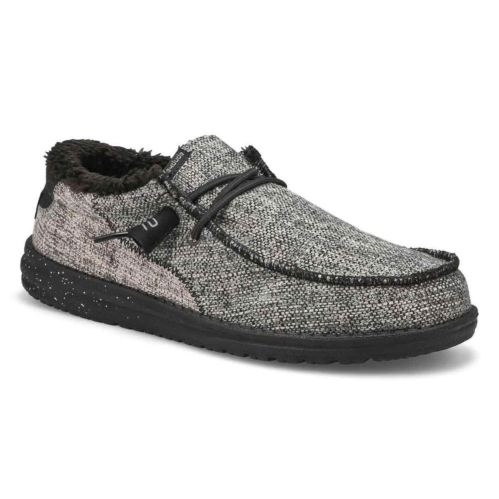 Mens Wally Stitch Casual Shoe -Stormcloud