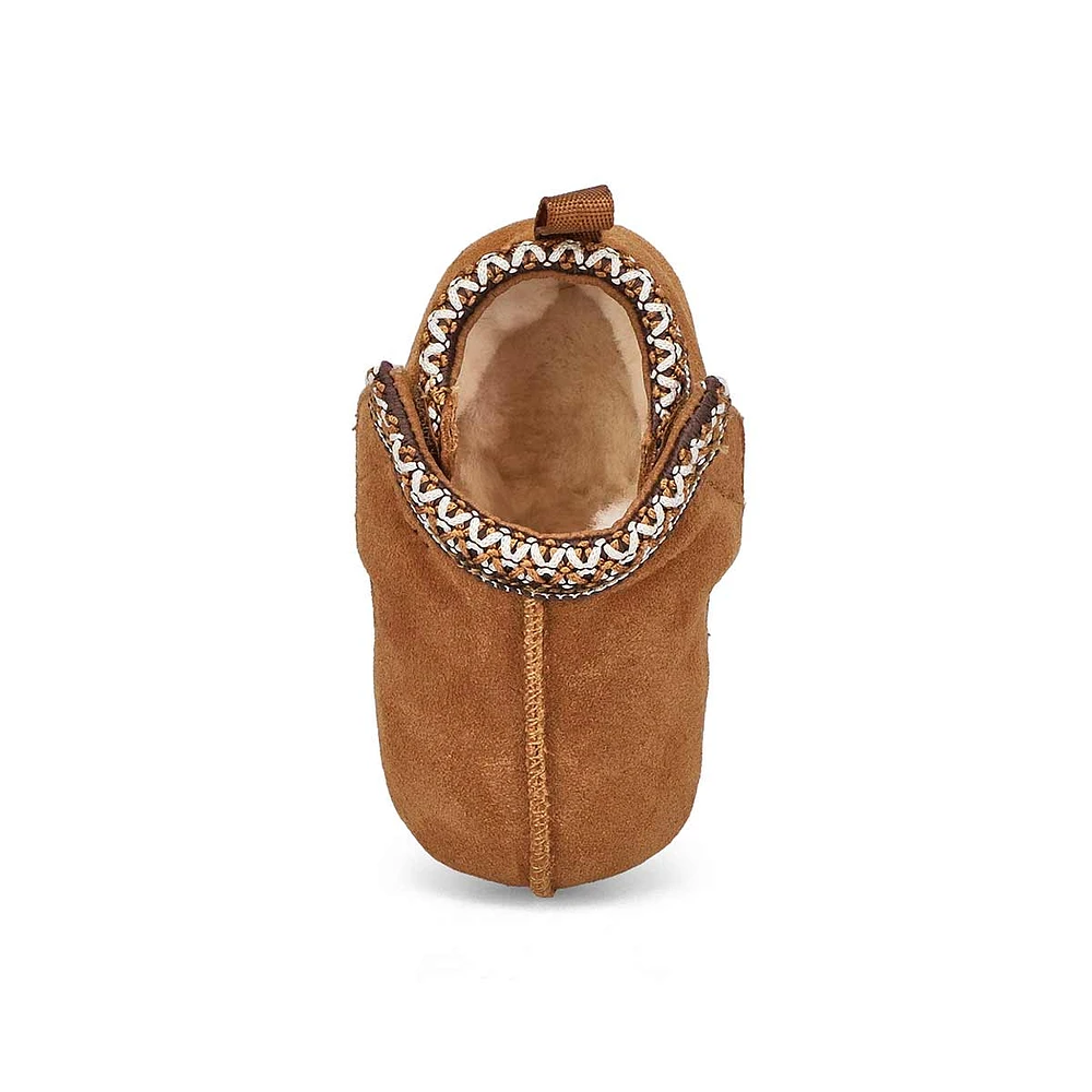 Infants Tasman Bootie Slipper - Chestnut