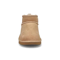 Girls Classic Ultra Mini Sheepskin Boot - Sand