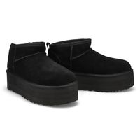 Womens Classic Ultra Mini Platform Boot - Black