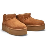 Womens Classic Ultra Mini Platform Boot - Chestnut