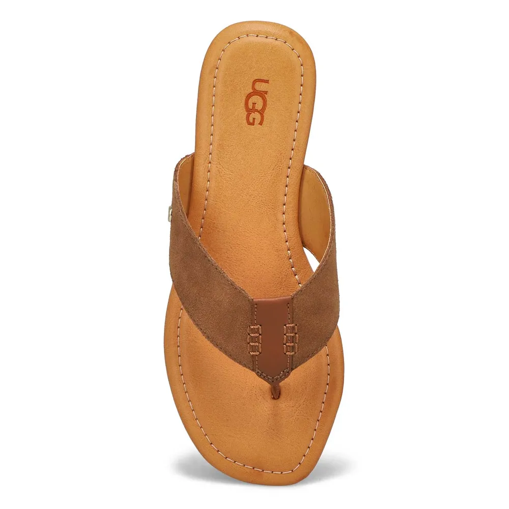 Womens Carey Flip Thong Sandal - Chestnut