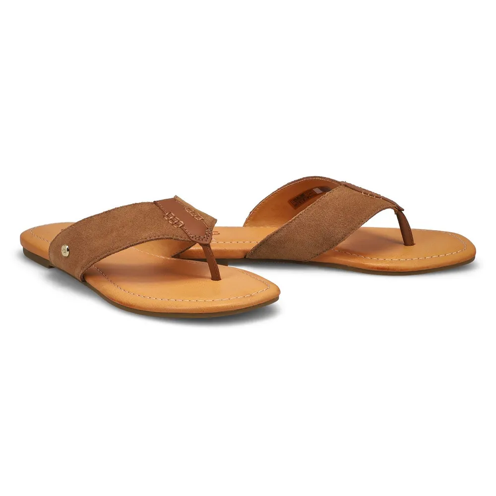 Womens Carey Flip Thong Sandal - Chestnut