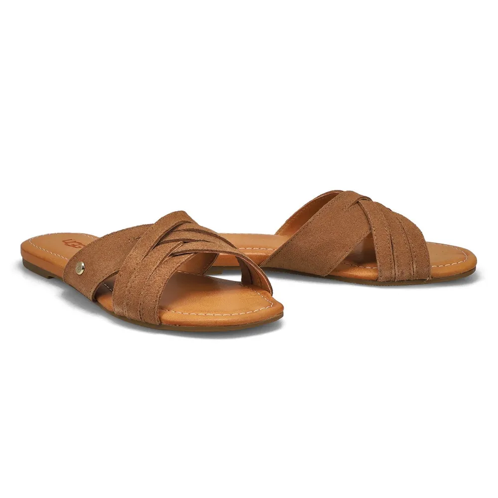 Womens Kenleigh Slide Sandal - Chestnut