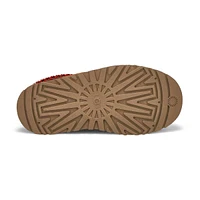 Kids Tazz Platform Slipper - Chestnut