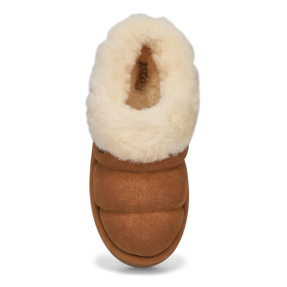 Womens Tazzlita Platform Slipper - Chestnut