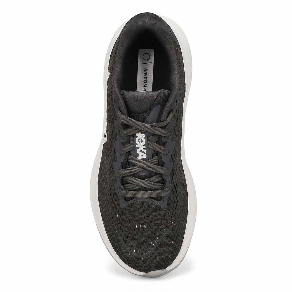 Womens Rincon 4 Lace Up Performance Sneaker - Black/White