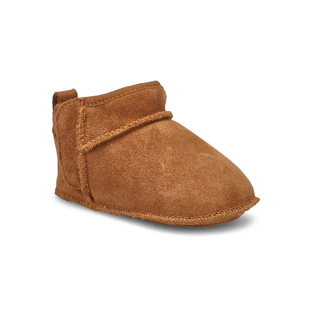 Infants  Classic Ultra Mini Bootie Slipper - Chestnut