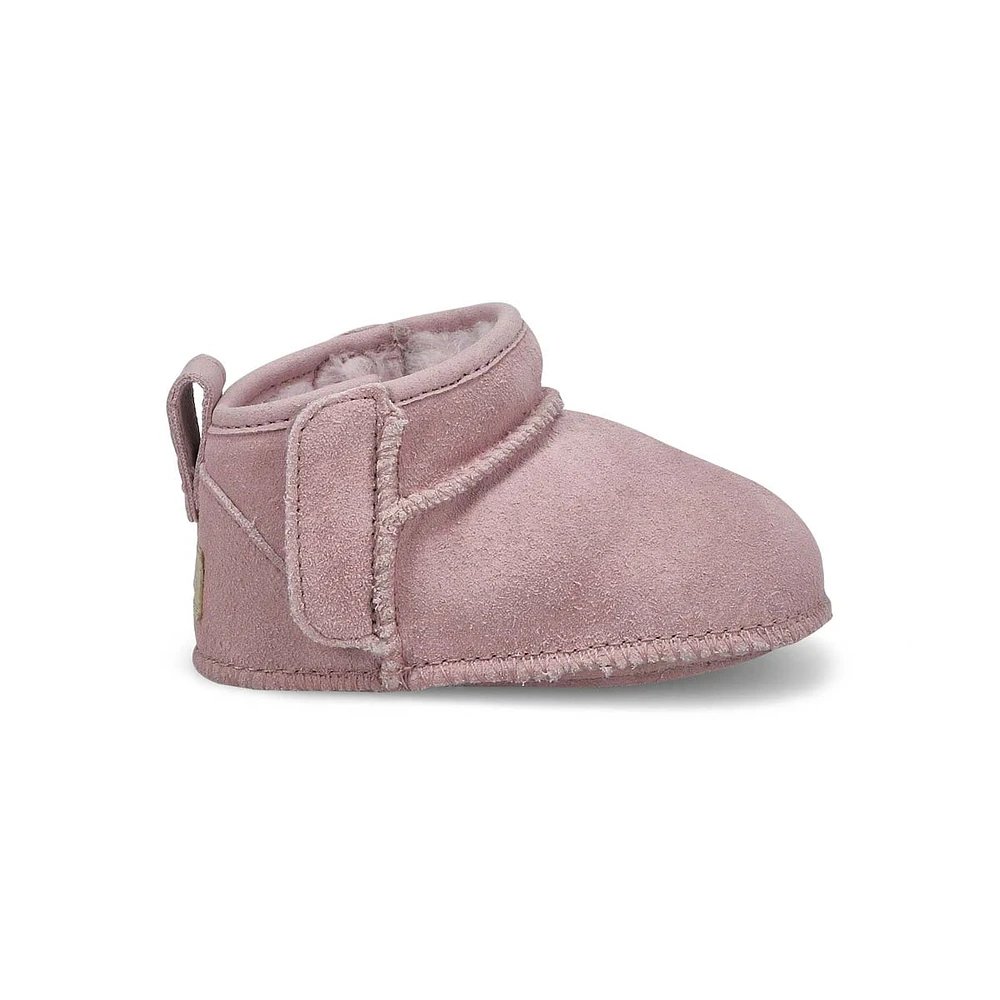 Infants Classic Ultra Mini Bootie Slipper - Pale Smoke