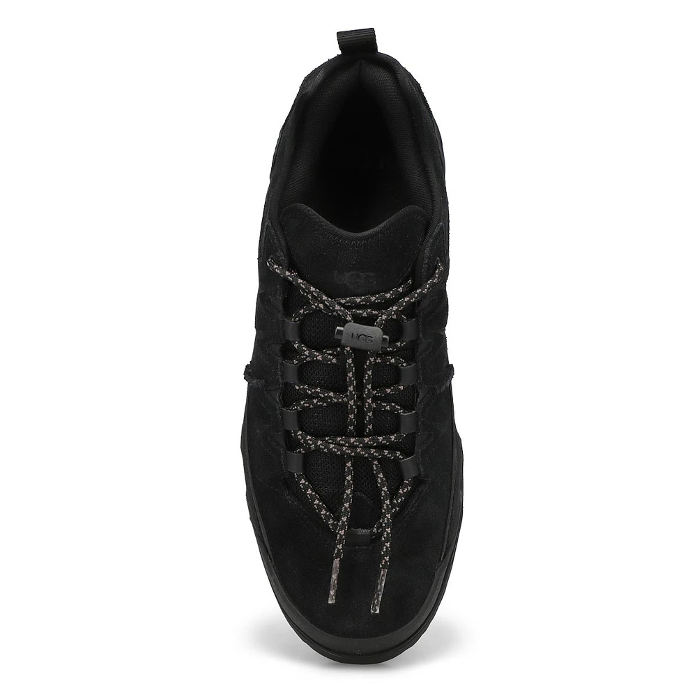 Mens CapTrail Low Waterproof Lace Up Sneaker - Black