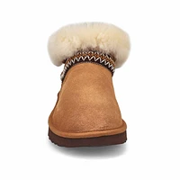 Womens Classic Mini Crescent Boot - Chestnut