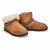 Womens Classic Mini Crescent Boot - Chestnut