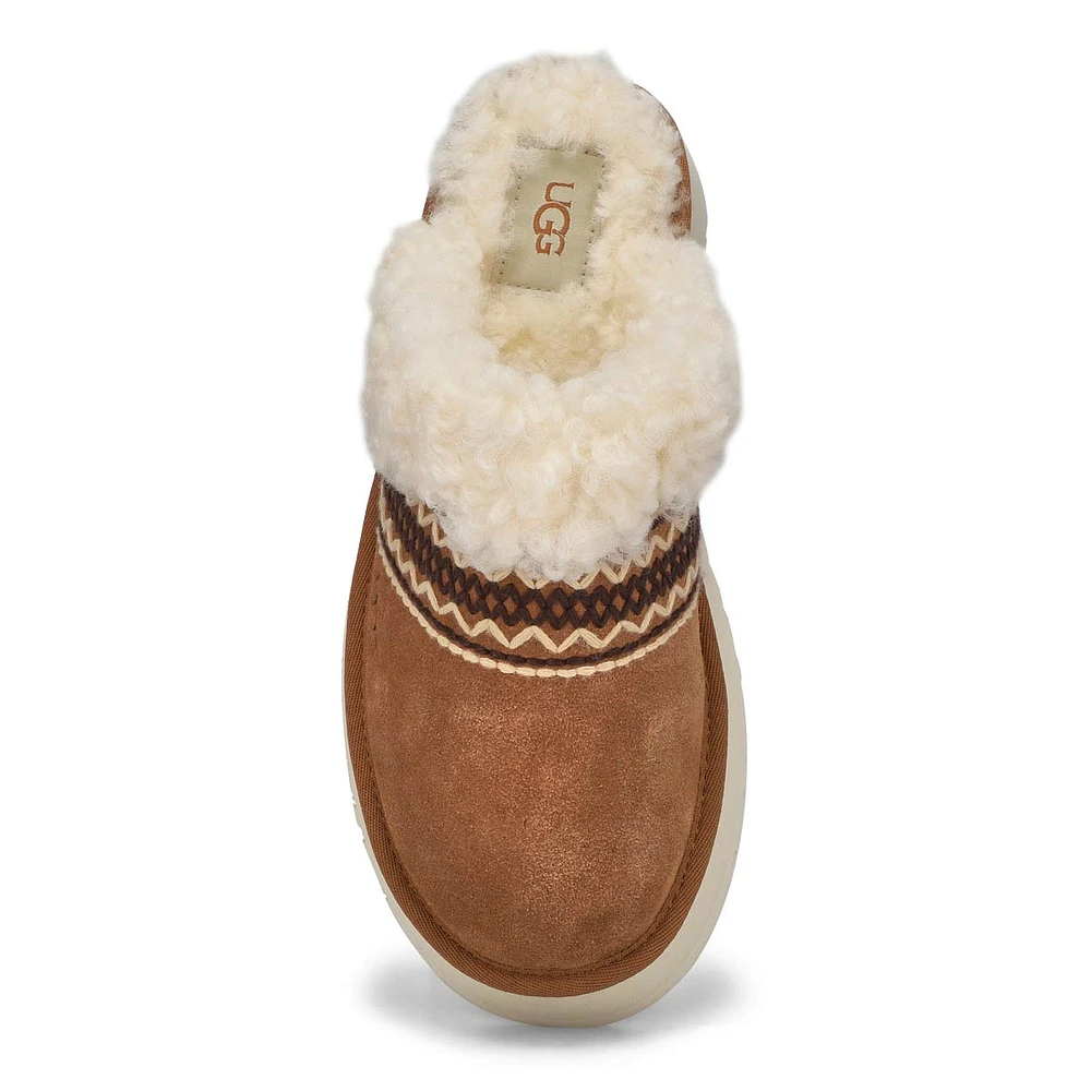 Womens Disquette Atherson Slipper - Chestnut