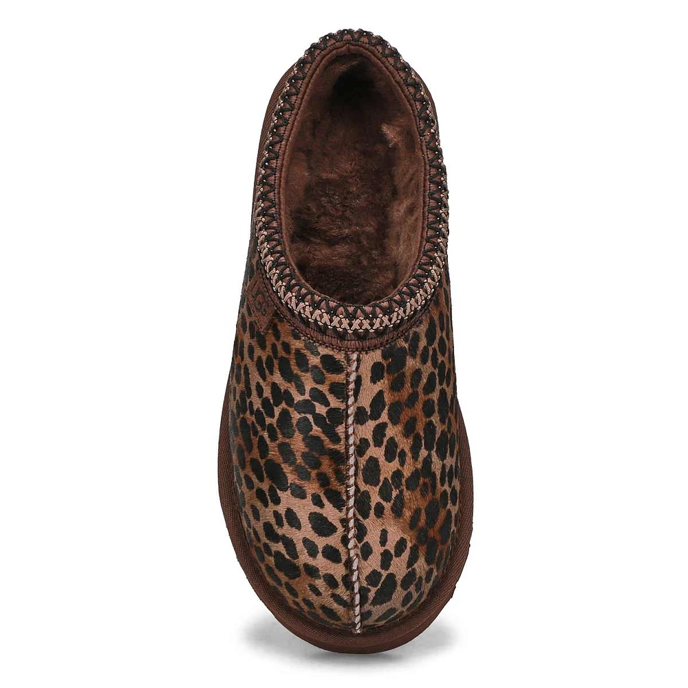 Womens Tasman Caspian Sheepskin Slipper - Burnt Cedar