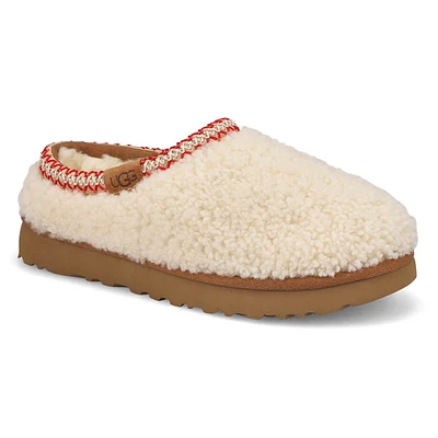 Womens Tasman Maxi Curly Slipper - Natural