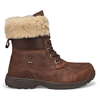 Mens Butte Distressed Waterproof Winter Boot - Burnt Cedar