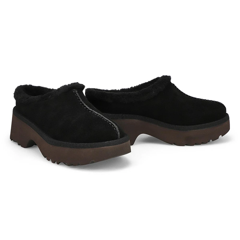 Womens New Heights Cozy Casual Clog - Black