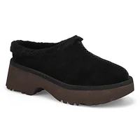 Womens New Heights Cozy Casual Clog - Black