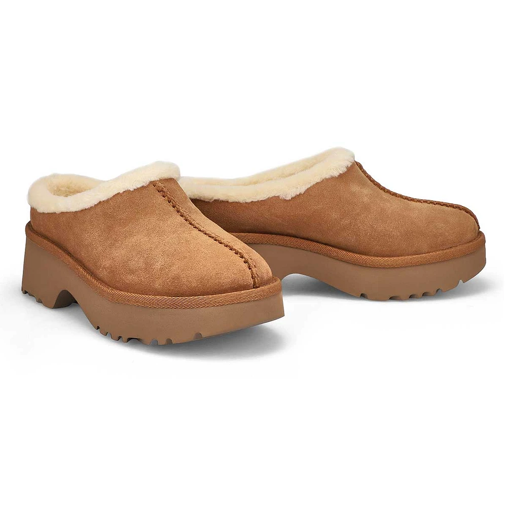 Womens New Heights Cozy Casual Clog - Chestnut