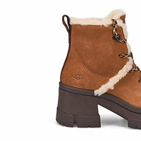 Womens Brooklyn Hiker Lace Up Boot - Chestnut