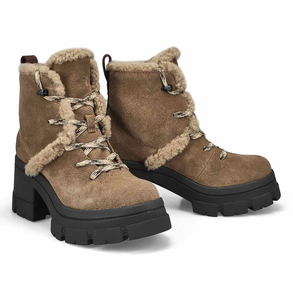 Womens  Brooklyn Hiker Lace Up Boot - Hickory