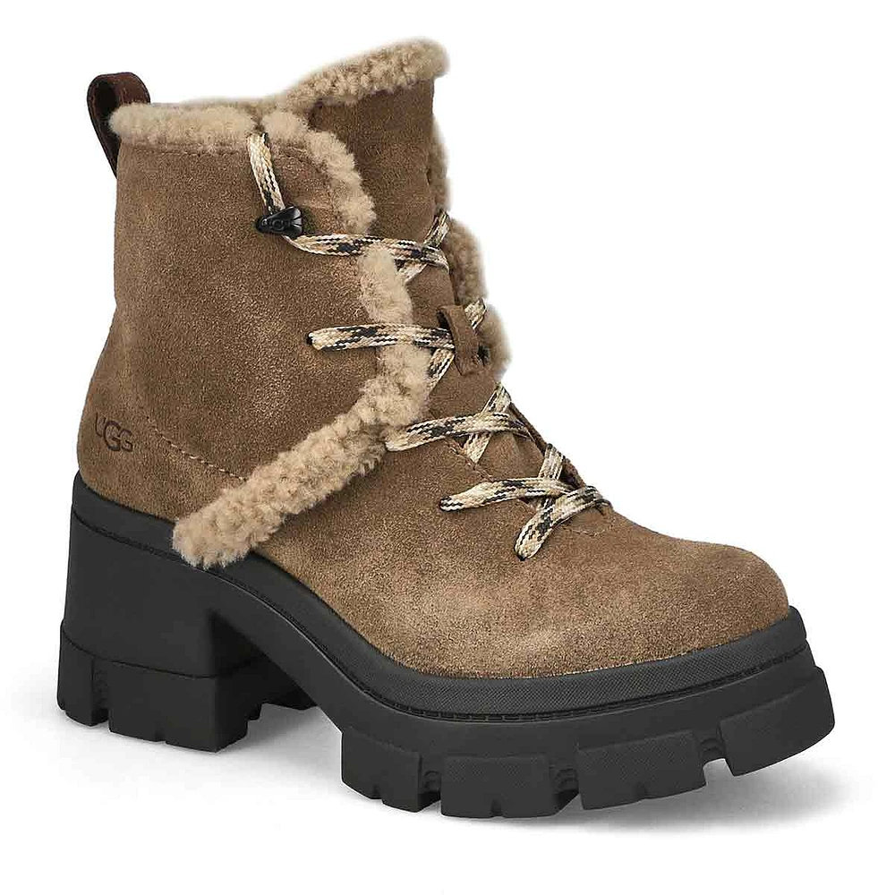 Womens  Brooklyn Hiker Lace Up Boot - Hickory