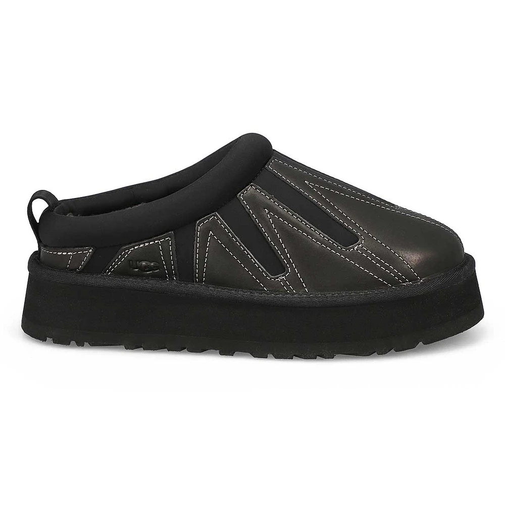 Womens Tazz Sunwave Platform Slipper - Black