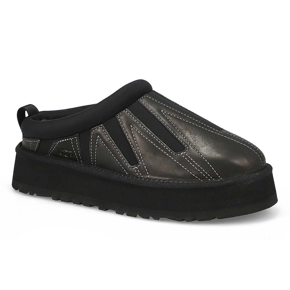 Womens Tazz Sunwave Platform Slipper - Black