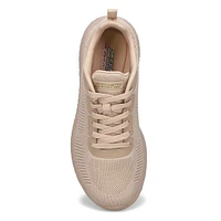 Womens Bobs Sport Squad Chaos Face Off Lace Up Sneaker -  Natural