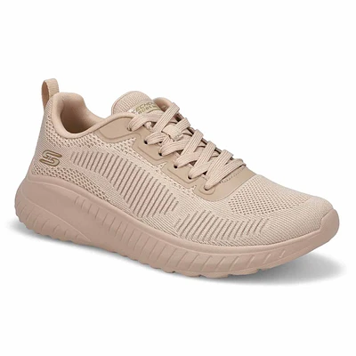 Womens Bobs Sport Squad Chaos Face Off Lace Up Sneaker - Natural