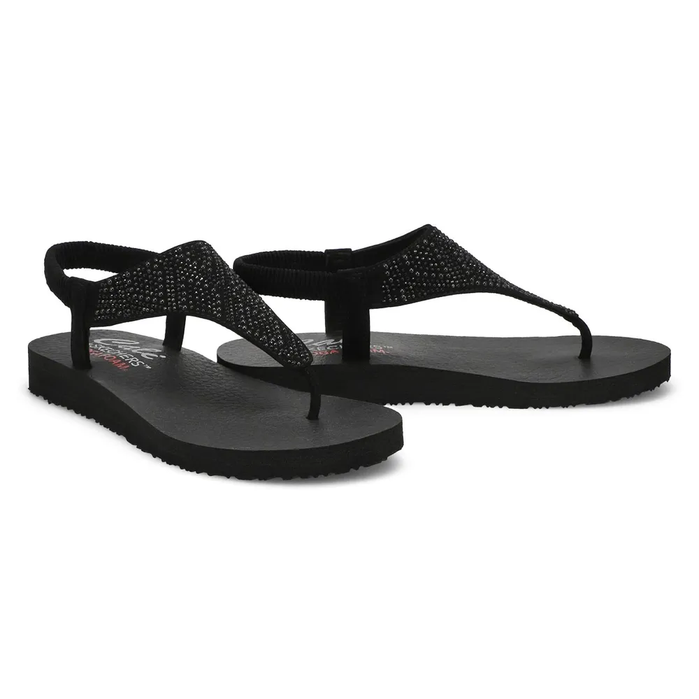 Womens Meditation Cool Eclipse Sandal - Black