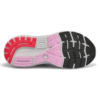 Womens Ghost 16 Lace Up Performance Sneaker - Black/White/Pink