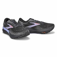 Womens Ghost 16 Lace Up Performance Sneaker - Ebony/Lavender/Copper