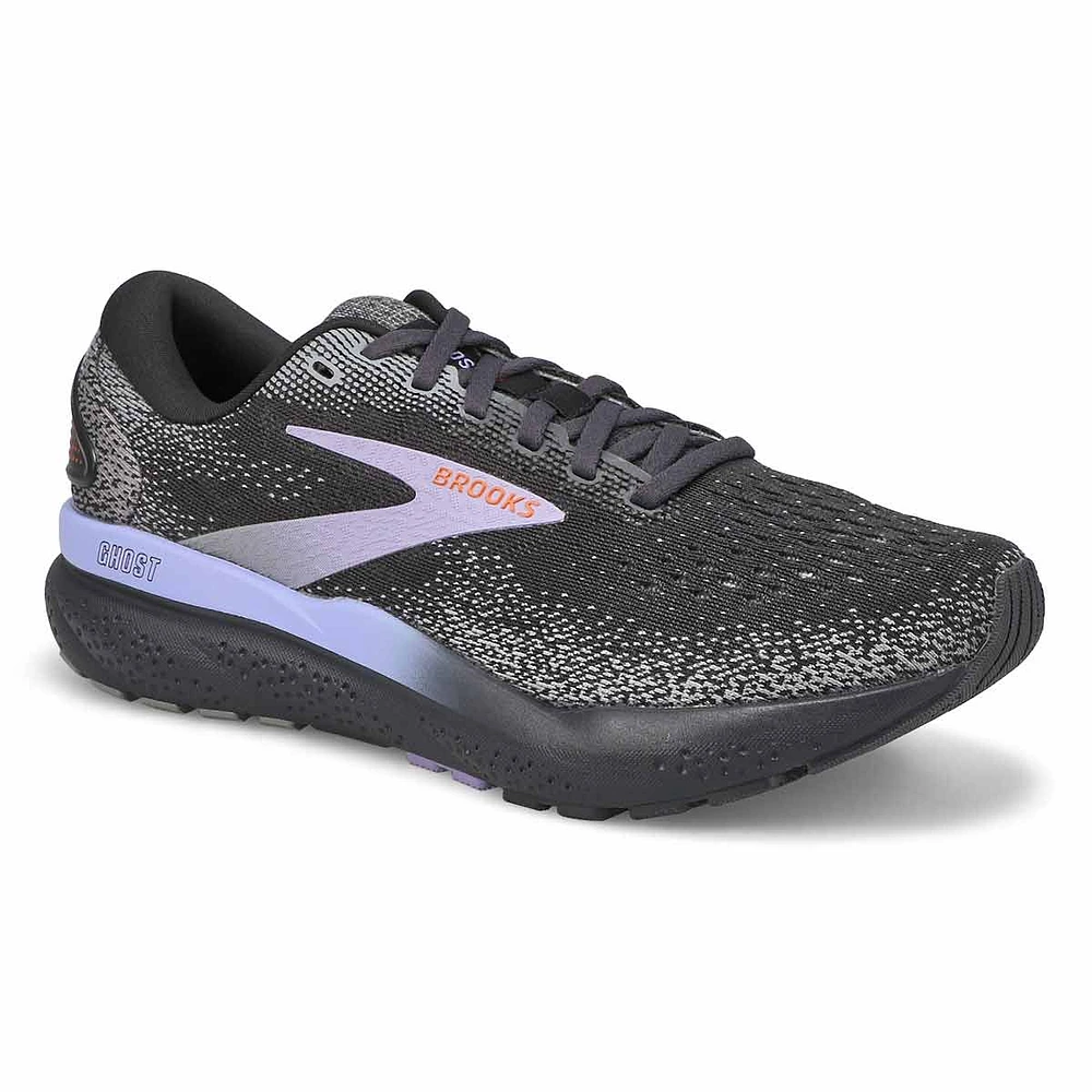 Womens Ghost 16 Lace Up Performance Sneaker - Ebony/Lavender/Copper