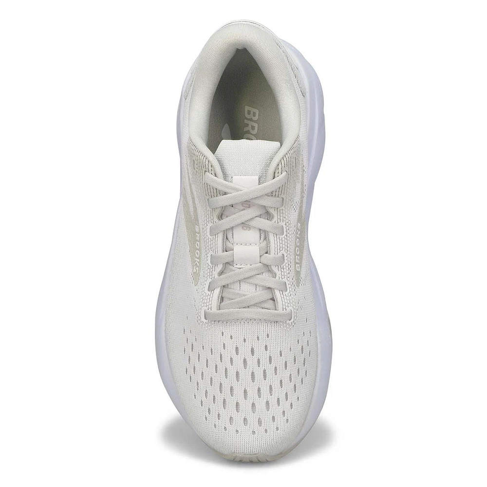 Womens Ghost 16 Lace Up Performance Sneaker - White/White