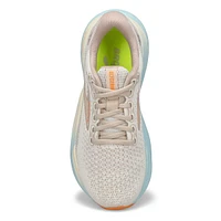 Womens  Glycerin 21 Lace Up Performance Sneaker - Coconut/Aqua/Autumn Sunset